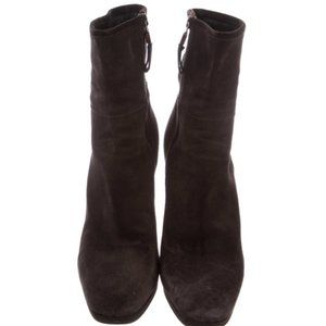 PRADA Suede Ankle Boots Size: 9.5 | IT 39.5